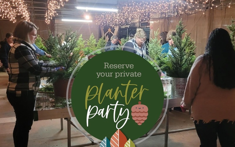 thumbnail image for blog post: Private Holiday Planter Parties!