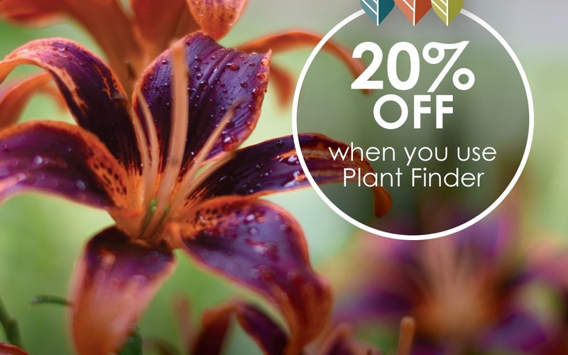 thumbnail image for blog post: 20% off when you try Plant Finder!